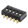 A6SN-5102-R100 - SWITCH SLIDE DIP SPST 25MA 24V