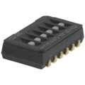CHS-06TA - SWITCH SLIDE DIP SPST 100MA 6V