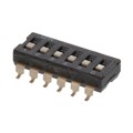 DS04-254-2-06BK-SMT-TR - DIP SWITCH, SPST, 2.54 PITCH, FL