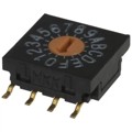 FR02FR16P-R - SWITCH ROTARY DIP HEX 100MA 5V