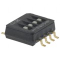 CHS-04TB - SWITCH SLIDE DIP SPST 100MA 6V