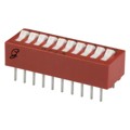 76SB10ST - SWITCH ROCKER DIP SPST 150MA 30V