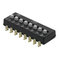 SDA08H1SBD - SWITCH SLIDE DIP SPST 25MA 24V