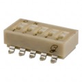 90HBW05PT - SWITCH SLIDE DIP SPST 25MA 24V