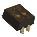 SDA02H0SB - SWITCH SLIDE DIP SPST 25MA 24V