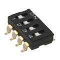 A6S-4102 - SWITCH SLIDE DIP SPST 25MA 24V