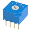 S-2050 - SWITCH ROTARY DIP SP4T 100MA 5V