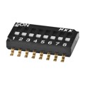 JS0408FP4 - SWITCH SLIDE DIP SPST 25MA 24V