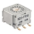 ND3FR16P - SWITCH ROTARY DIP HEX 100MA 5V