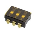 CFS-0300TA - SWITCH DIP 3POS SPST 100MA 6V
