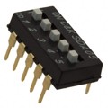 SDA05H1BD - SWITCH SLIDE DIP SPST 25MA 24V
