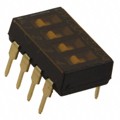 SDA04H0B - SWITCH SLIDE DIP SPST 25MA 24V