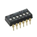 A6TN-6101 - SWITCH SLIDE DIP SPST 25MA 24V