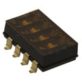 SDA04H0SB - SWITCH SLIDE DIP SPST 25MA 24V