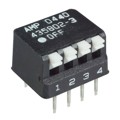 5435802-3 - SWITCH PIANO DIP SPST 25MA 24V