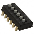 SDA06H1SBD - SWITCH SLIDE DIP SPST 25MA 24V
