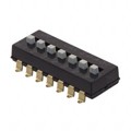 SDA07H1SBD - SWITCH SLIDE DIP SPST 25MA 24V