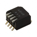 A6HR-4104-PM - SWITCH PIANO DIP SPST 25MA 24V
