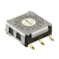 A6KS-162RF - SWITCH ROTARY DIP HEX 25MA 24V