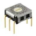 A6KV-162RF - SWITCH ROTARY DIP HEX 25MA 24V
