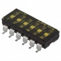 DMR06TTR - SWITCH SLIDE DIP SPST 25MA 24V