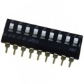SDA09H1BD - SWITCH SLIDE DIP SPST 25MA 24V
