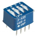 3-435668-4 - SWITCH ROCKER DIP SPST 60MA 5V
