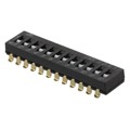 SDA12H0SBD - SWITCH SLIDE DIP SPST 25MA 24V