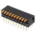 A6DR-0100 - SWITCH PIANO DIP SPST 30MA 30V