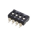 KAE04SGGT - SWITCH SLIDE DIP SPST 25MA 24V