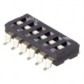 KAE06TGGT - SWITCH SLIDE DIP SPST 25MA 24V
