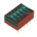 KAS1105RT - SWITCH SLIDE DIP SPST 25MA 24V