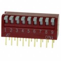 KAP1109E - SWITCH PIANO DIP SPST 25MA 24V