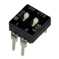 210-2ES - SWITCH SLIDE DIP SPST 100MA 20V