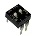 210-2ESD - SWITCH SLIDE DIP SPST 100MA 20V