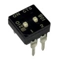 210-2MSFD - SWITCH SLIDE DIP SPST 100MA 20V