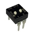 210-2ESFD - SWITCH SLIDE DIP SPST 100MA 20V