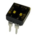 210-2LPSTF - SWITCH SLIDE DIP SPST 100MA 20V