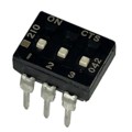 210-3LPSF - SWITCH SLIDE DIP SPST 100MA 20V