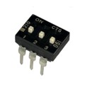 210-3ESF - SWITCH SLIDE DIP SPST 100MA 20V