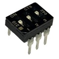 210-3LPSD - SWITCH SLIDE DIP SPST 100MA 20V
