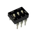 210-3MSD - SWITCH SLIDE DIP SPST 100MA 20V