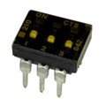 210-3LPSTF - SWITCH SLIDE DIP SPST 100MA 20V