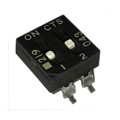 219-2LPSF - SWITCH SLIDE DIP SPST 100MA 20V