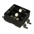 219-2MSRF - SWITCH SLIDE DIP SPST 100MA 20V