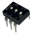 209-3LPS - SWITCH SLIDE DIP SPST 100MA 20V