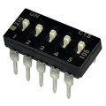 210-5ES - SWITCH SLIDE DIP SPST 100MA 20V