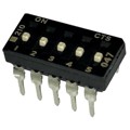 210-5MSF - SWITCH SLIDE DIP SPST 100MA 20V
