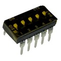 210-5MSTD - SWITCH SLIDE DIP SPST 100MA 20V