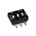 219-3LPSR - SWITCH SLIDE DIP SPST 100MA 20V